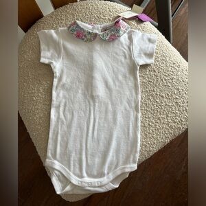 Bodysuit Liberty print Peter Pan collar brand new with tag 12M
